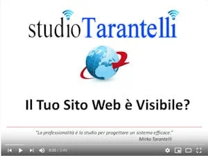 video visibilità di un sito web